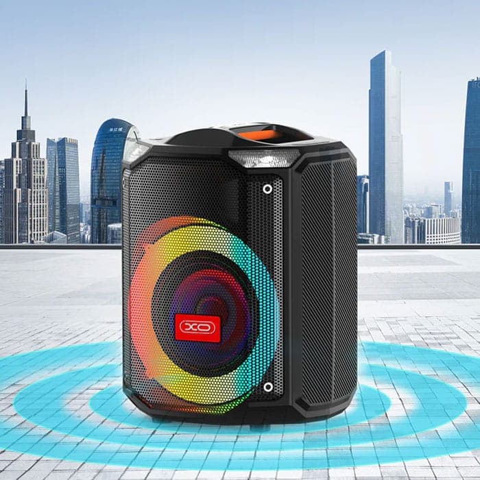 اسپیکر بلوتوثی ایکس او XO مدل F48 با نور RGB و توان 40 وات — تصویر ۹