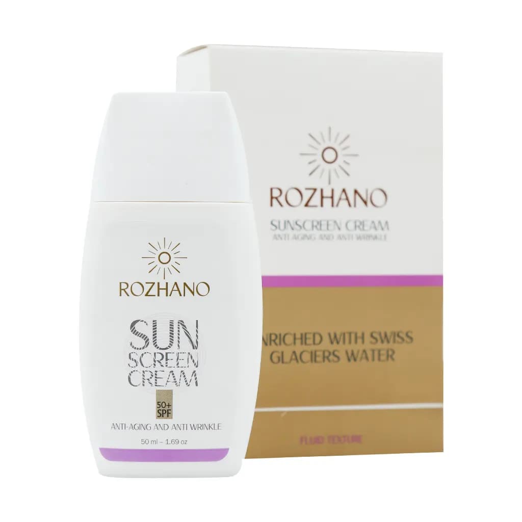 کرم ضد آفتاب ضد چروک و ضد پیری SPF50 روژانو 50 میلی لیتر — تصویر ۲