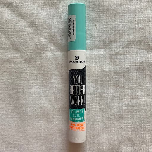 ریمل اسنس مدل یو بتر ورک( حجم دهنده و حالت دهنده ضدآب) / Essence You Better Work Volume & Curl Mascara Gym proof + Waterproofحجم 10میل(اصلی)