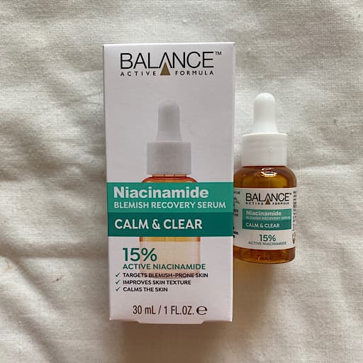 سرم بالانس مدل نیاسینامید 15 درصد(ضدجوش و ابرسان) Balance Niacinamide Serum 15 Percentحجم 30میل(اصلی)
