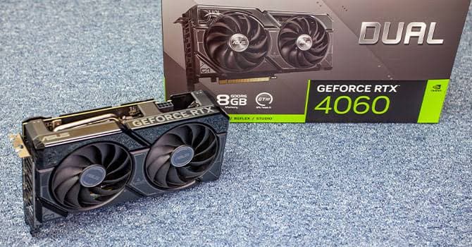کارت گرافیک ایسوس مدل Dual RTX 4060 OC حافظه 8 گیگابایت — تصویر ۴