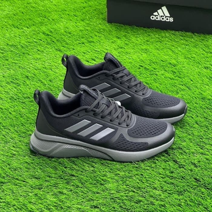 کتانی آدیداس کلود مشکی طوسی Adidas Cloudfoam TND — تصویر ۳