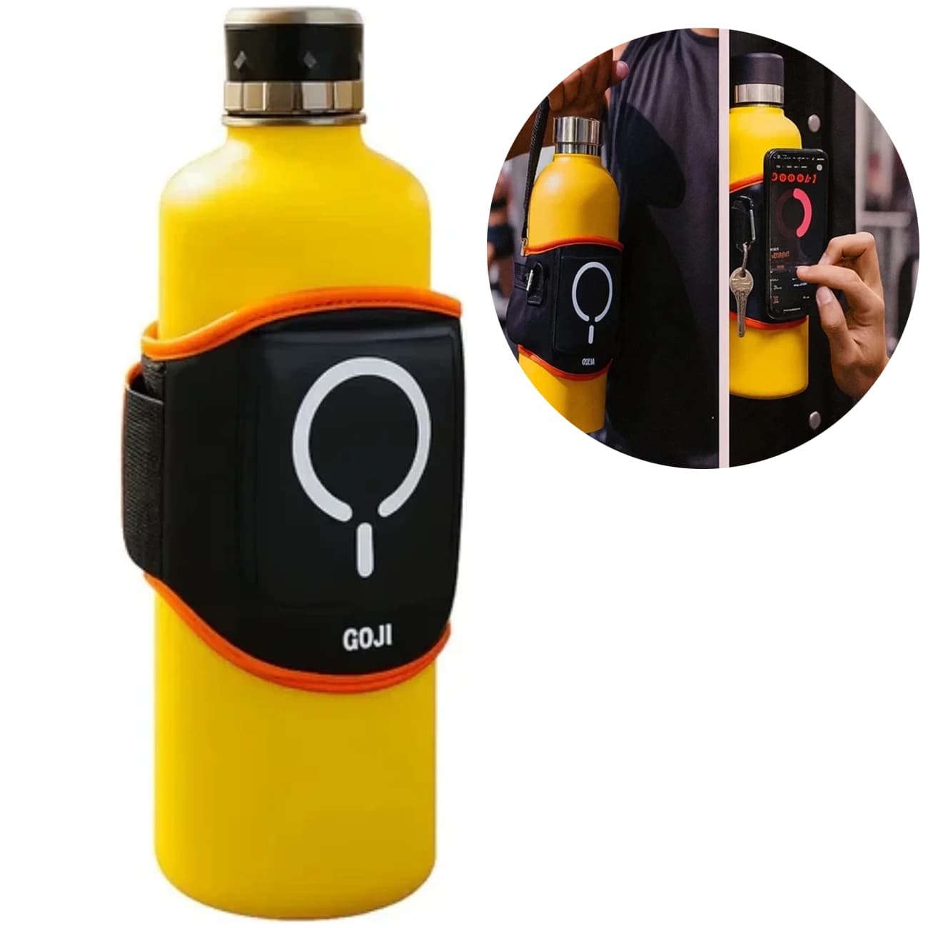 کیف نگهدارنده بطری آب گوجی Goji مدل S5 با مگنت نگهدارنده موبایل