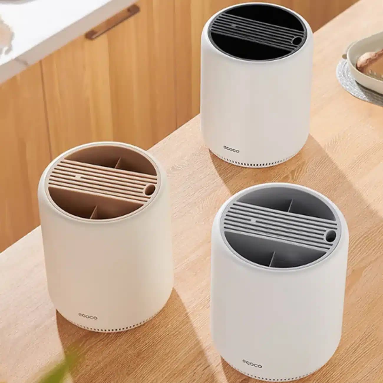 جا قاشقی گردان اکوکو ecoco مدل E24019 با طراحی 360 درجه — تصویر ۱۱