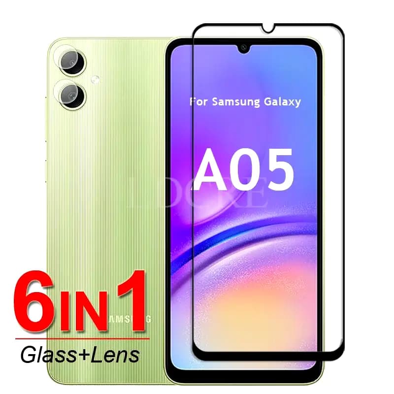 محافظ صفحه نمایش گلس تمام صفحه موبایل سامسونگ Galaxy A05