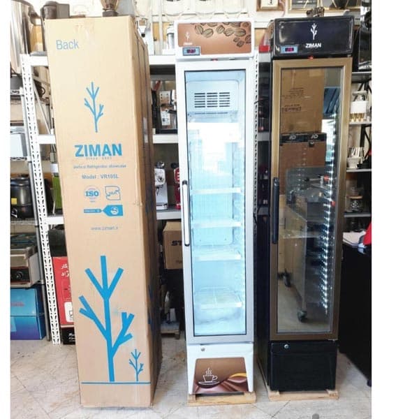 یخچال ایستاده زیمان مشکی ziman VR 105 L Black — تصویر ۳