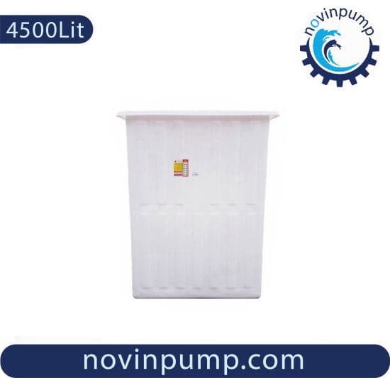 وان پلاستیکی 4500 لیتری مستطیلی تک لایه