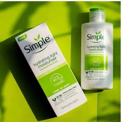 آبرسان سیمپل اصل | Simple Light & Rich Hydrating Moisturizer – مرطوبکننده فاقد چربی، مناسب پوستهای حساس و مختلط