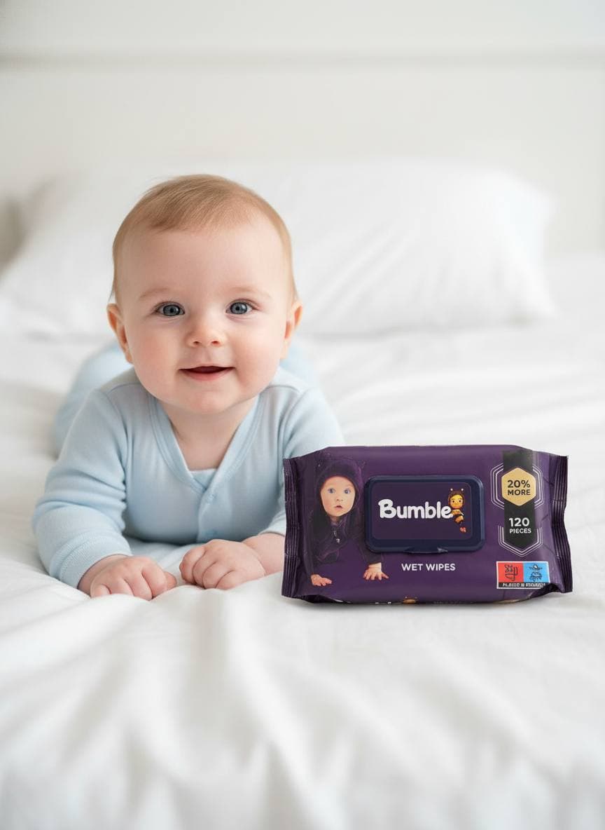 دستمال مرطوب کودک بامبل Bumble مدل bebek kokusu