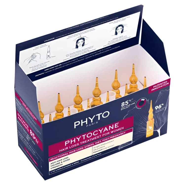 سرم ضد ریزش مو فیتو سیان مناسب خانم ها Phytocyane Women — تصویر ۵