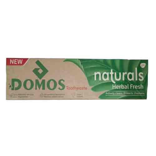 خمیر دندان دوموس DOMOS مدل natural حجم 120 میل