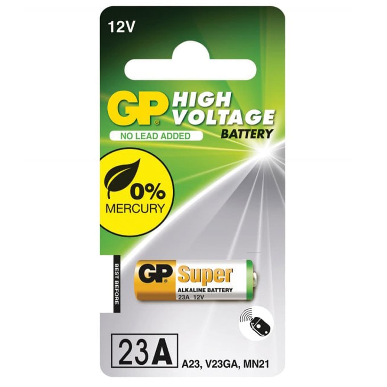 باتری ریموت جی پی 23 (GP – 23A) – جعبه ی 10 تایی