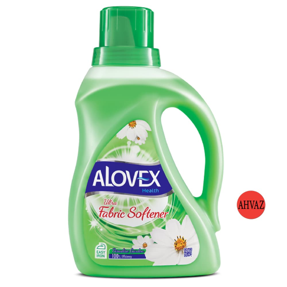 مایع نرم کننده حوله و لباس 1500 گرم سبز آلوکس (ALOVEX)
