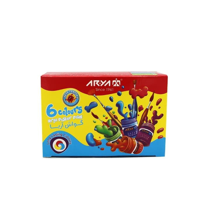 ست 6 رنگ گواش آريا – 4027