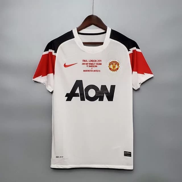 لباس کلاسیک منچستریونایتد سفید فینال لیگ قهرمانان اروپا 2010/11 — تصویر ۲