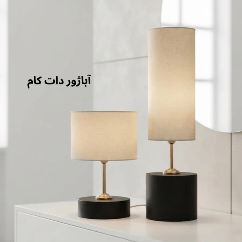 آباژور رومیزی مینیمال با بدنه پلی استر کد RD231