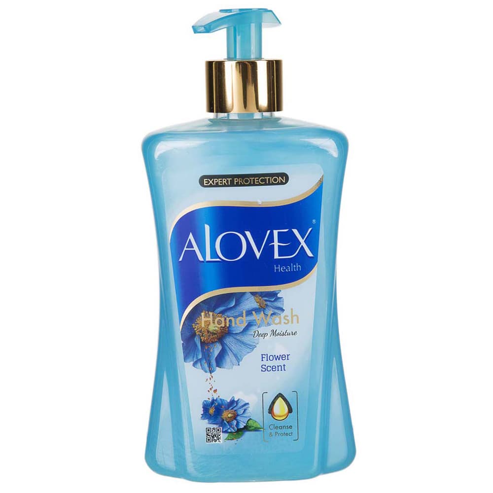 مایع دستشویی 500 گرمی صدفی آبی آلوکس (ALOVEX)