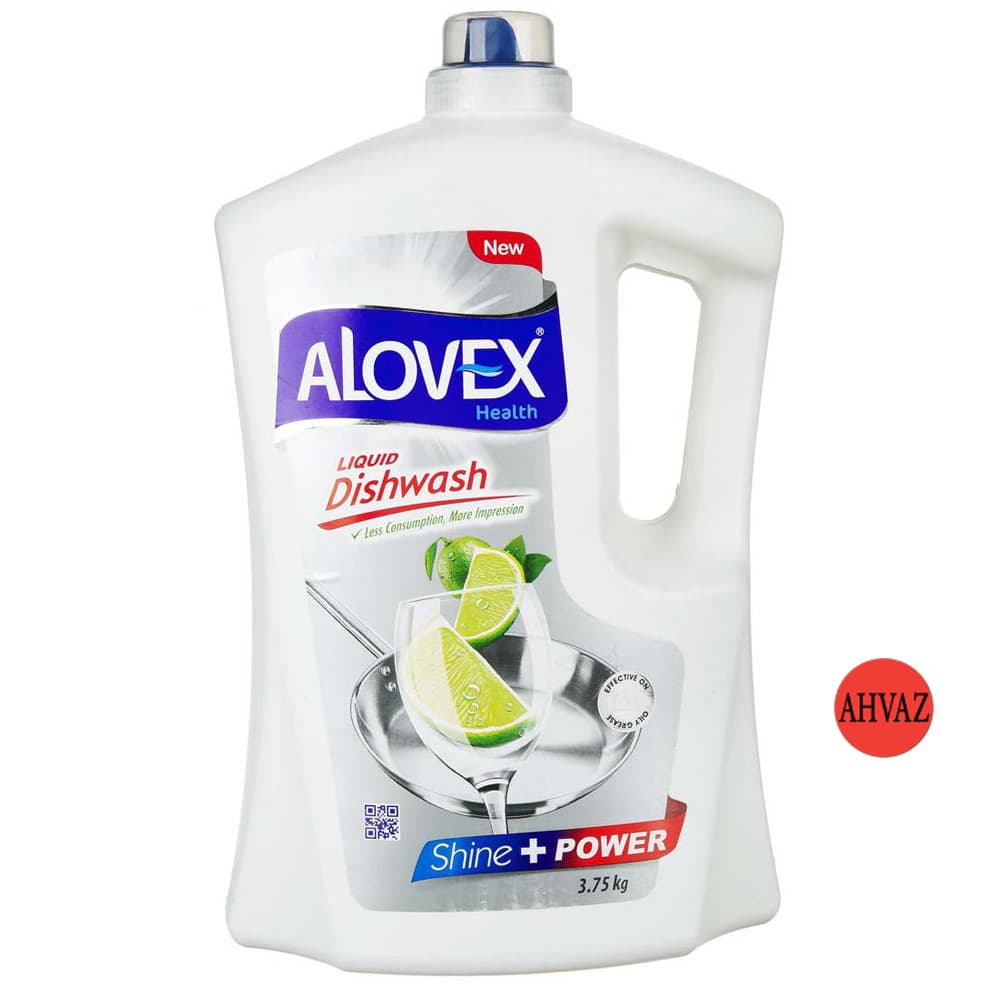 مایع ظرفشویی 3750 گرمی لیمویی آلوکس (ALOVEX)