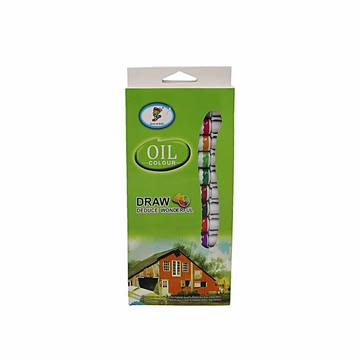 رنگ روغن 12 رنگ 12 ميل – DRAW