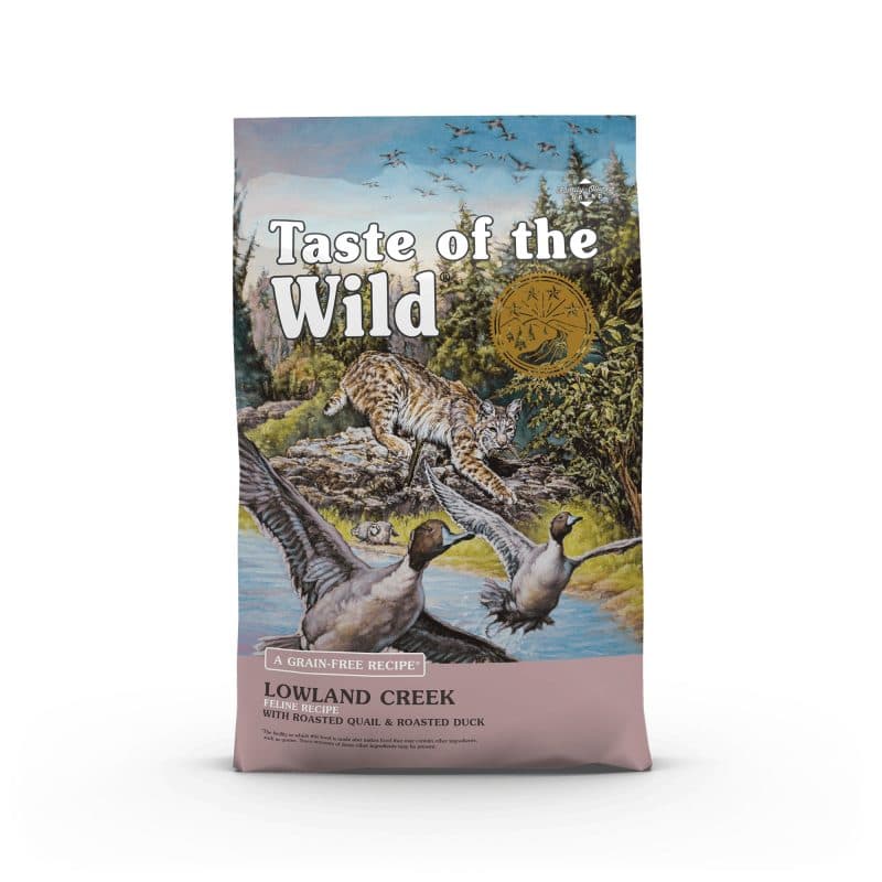 غذای خشک گربه مخصوص همه سنین Lowland Creek برند Taste of the wild