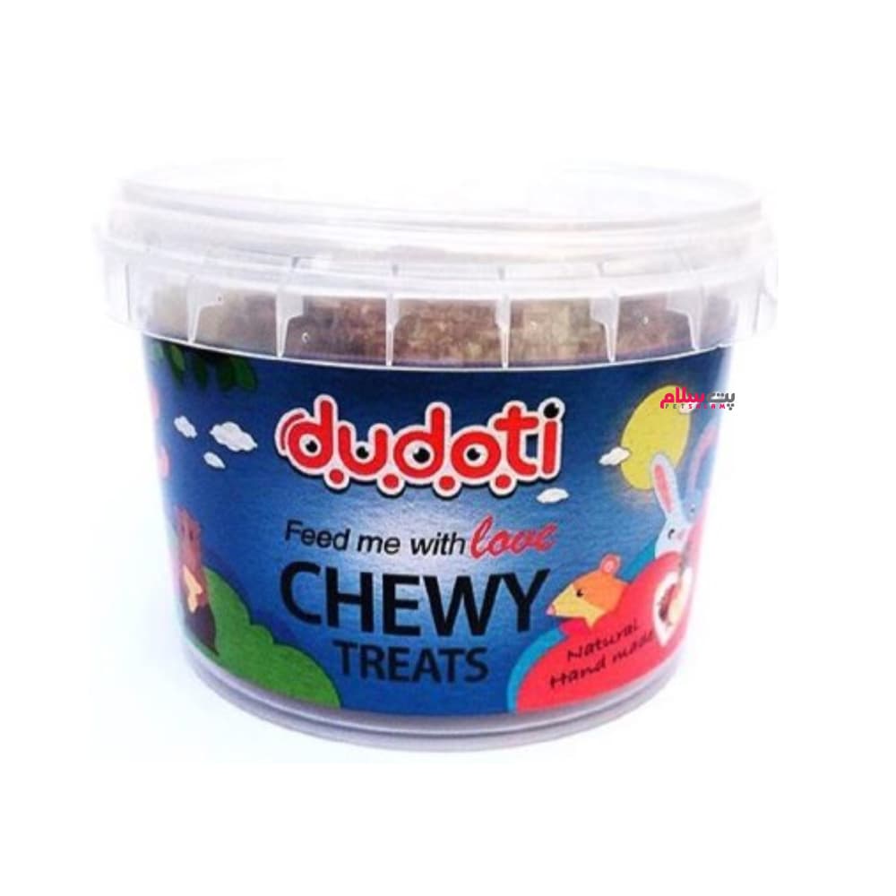 پلت یونجه مخصوص جونده با طعم سیب و هویج Dudoti — تصویر ۲