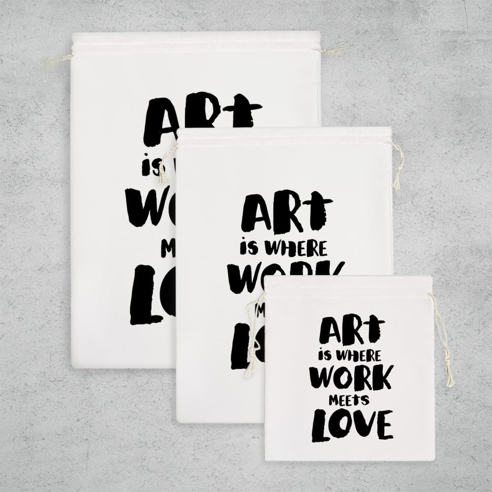 کیسه نظم دهنده Art Is Where Work Meets Love — تصویر ۳