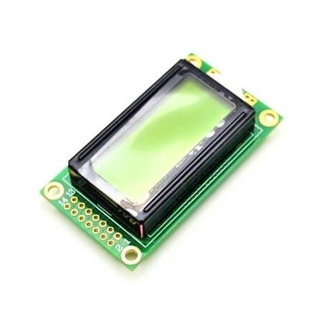LCD کاراکتری 2×8 بک لایت سبز