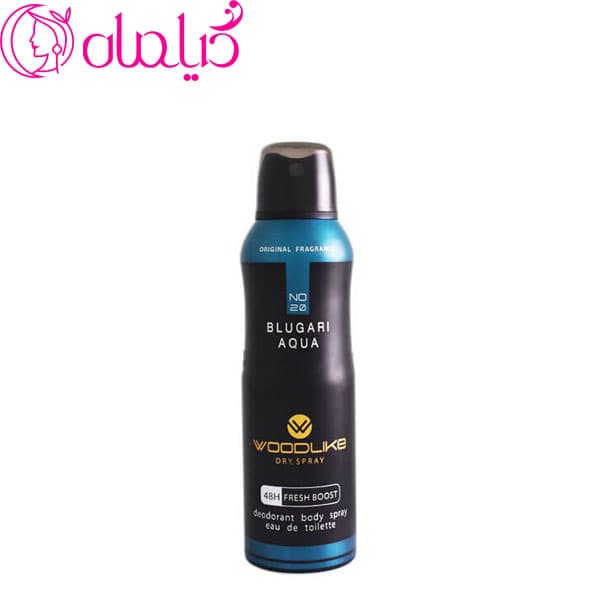 اسپری مردانه مدل بولگاری آکوا BLUGARI AQUA وودلایک