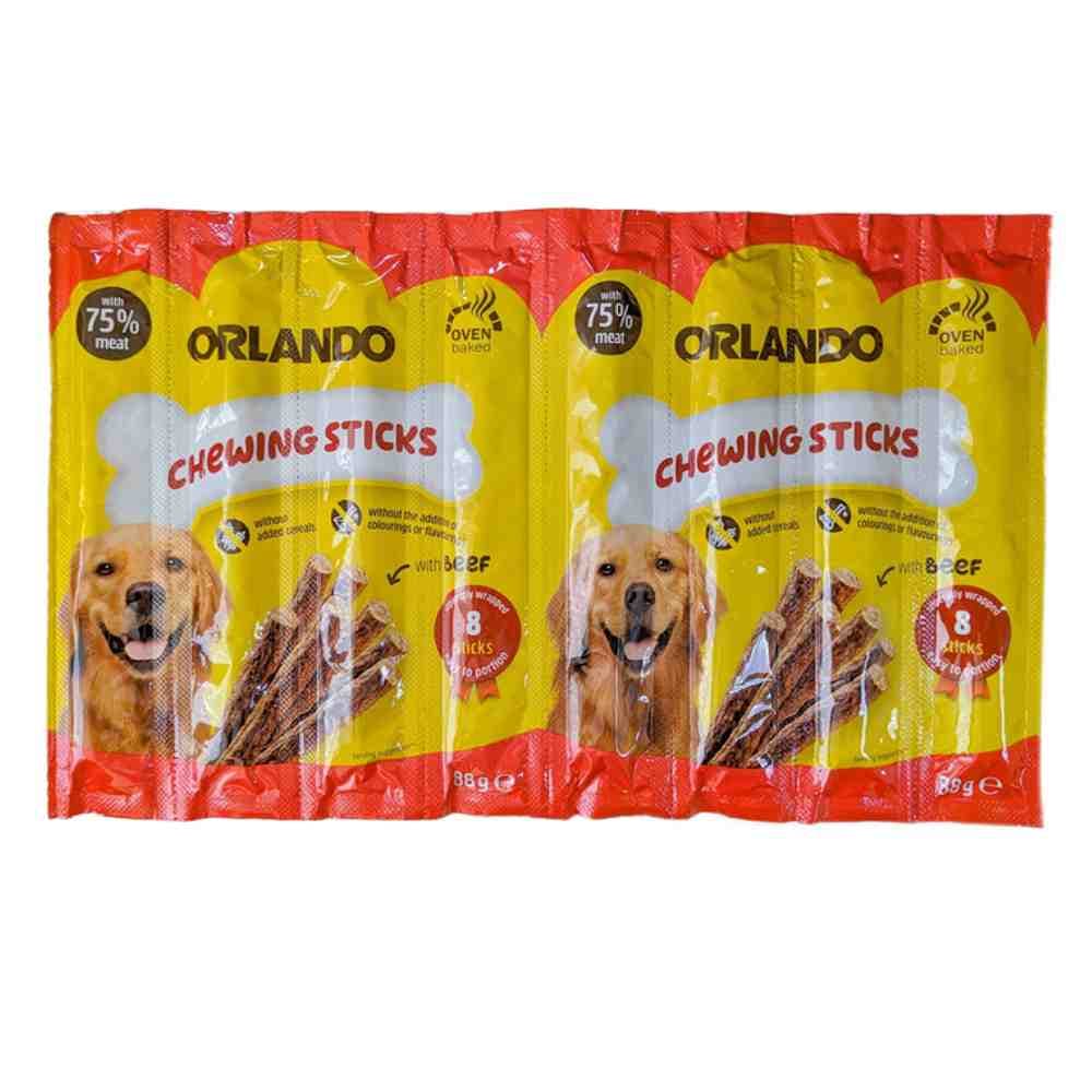 تشویقی مدادی سگ اورلاندو با طعم بیف (Orlando Dog Treats Mit Rind) بسته 8 عددی — تصویر ۷
