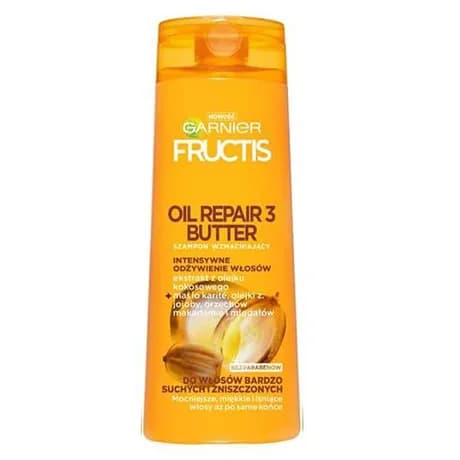 شامپو ترمیم کننده روغن های مغذی گارنیه Oil Repair حجم 400 میل