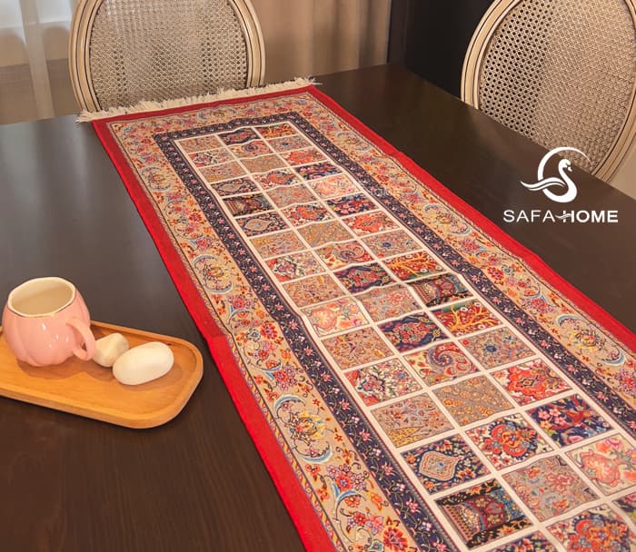رومیزی رانر تک خشتی طرح بوستان 50*200