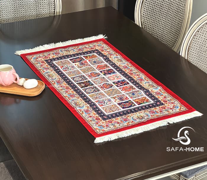 رومیزی جلومبلی تک خشتی طرح بوستان 50*90
