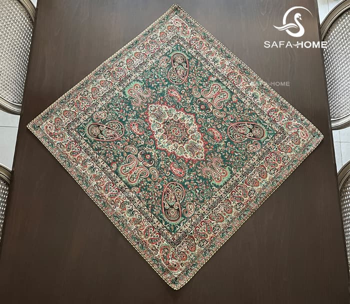 رومیزی 75×75 ترمه صفائی کد 17