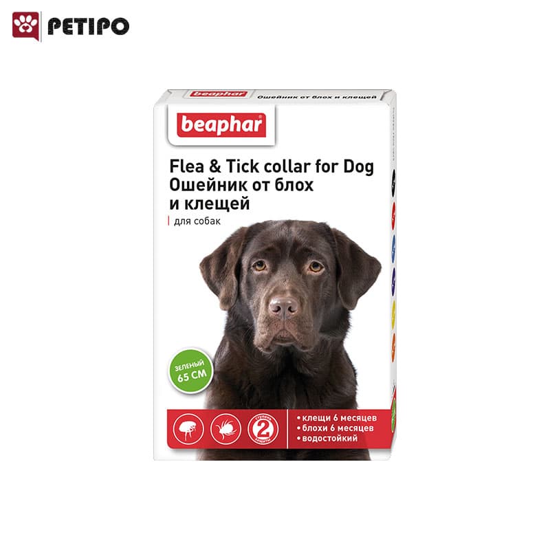 قلاده سگ ضد کک و کنه بیفار (Beaphar Flea & Tick Collar for Dogs) اندازه 65 سانت — تصویر ۲