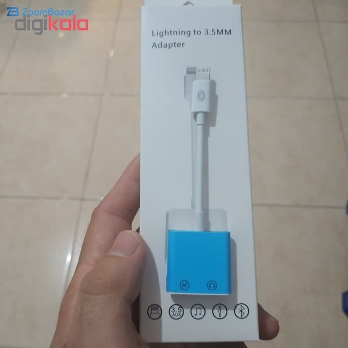 مبدل لایتنینگ به جک 3.5 میلی متری/لایتنینگ مدل MH030 — تصویر ۶