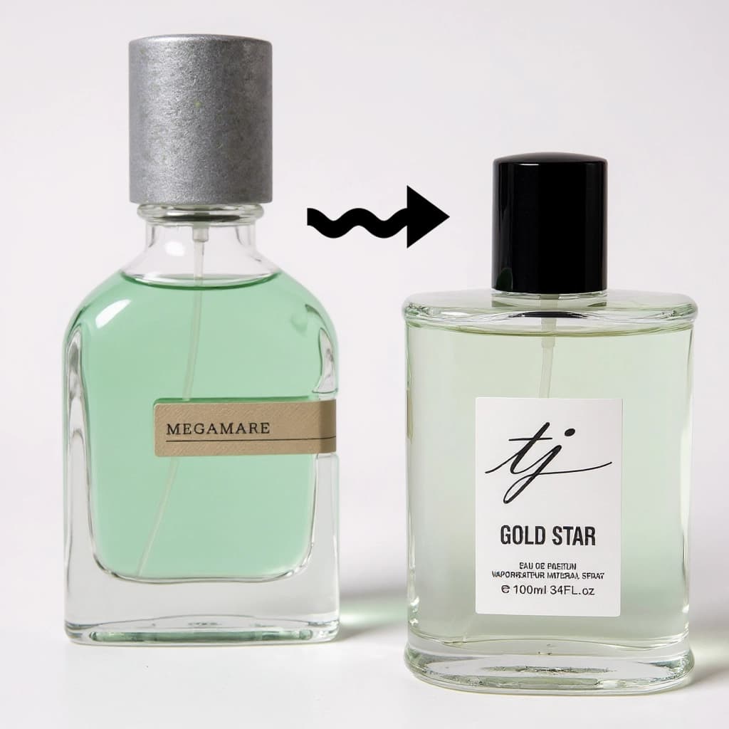 عطر گلد استار tj رایحه مگاماره اورتوپاریسی