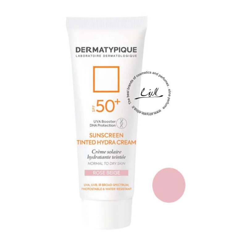 درماتیپیک ضد آفتاب رنگی هیدرا پوست خشک +SPF50 رزبژ