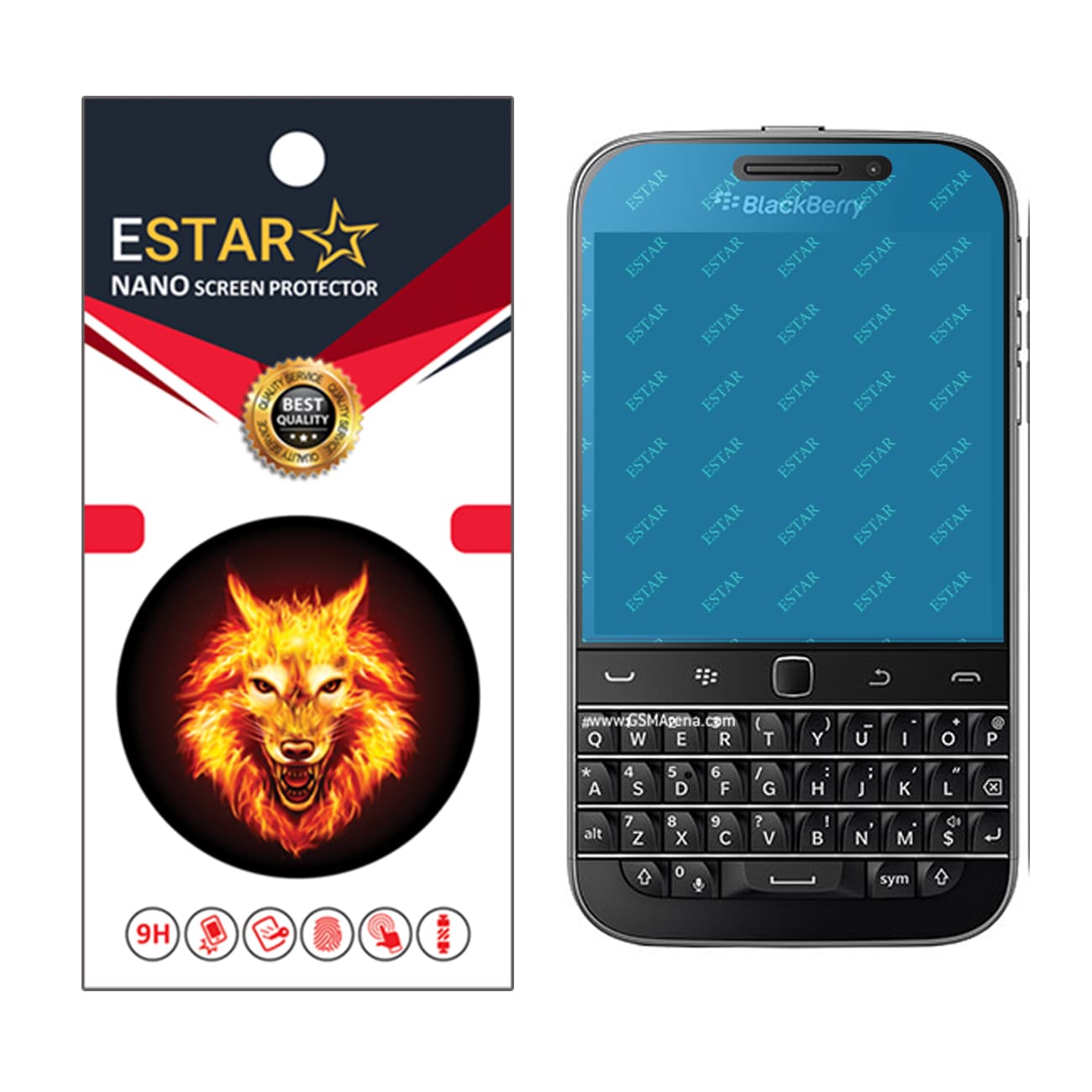 نانو گلس ای استار blackberry Q20