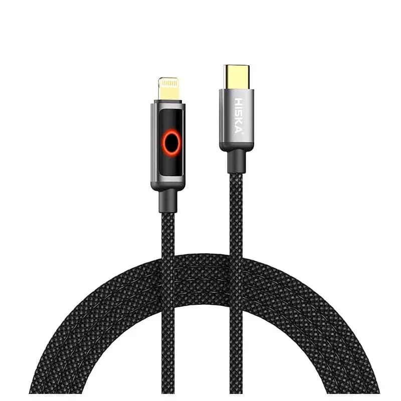 کابل USB-C به لایتنینگ هیسکا مدل LX-21CL طول 1 متر