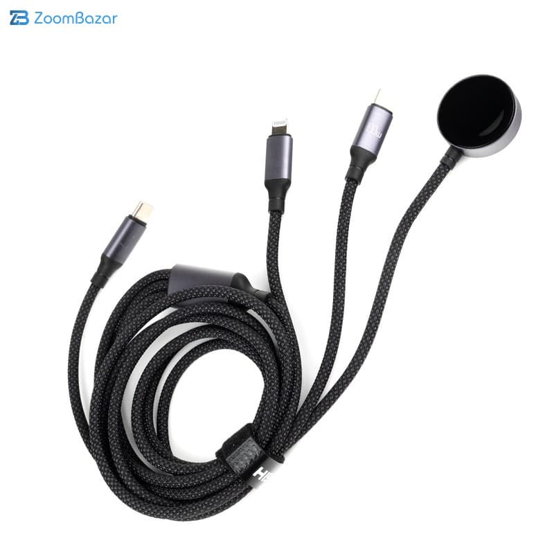 کابل تبدیل USB-C به لایتنینگ / USB-C / WIRELESS هیسکا مدل LX-31 طول 1.2 متر — تصویر ۴