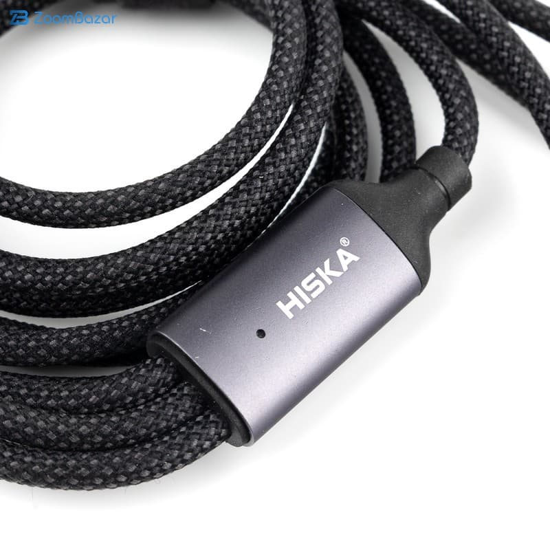 کابل تبدیل USB-C به لایتنینگ / USB-C / WIRELESS هیسکا مدل LX-31 طول 1.2 متر — تصویر ۷