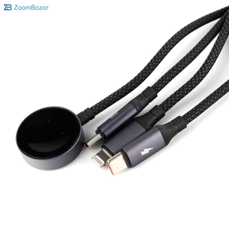 کابل تبدیل USB-C به لایتنینگ / USB-C / WIRELESS هیسکا مدل LX-31 طول 1.2 متر — تصویر ۵