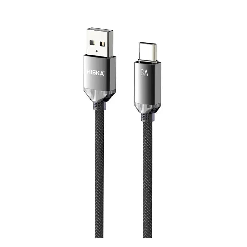 کابل USB-A به USB-C هیسکا مدل LX-801AC طول 1 متر