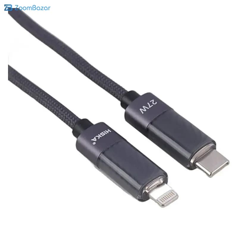 کابل USB-C به لایتنینگ هیسکا مدل LX-821CL طول 1 متر — تصویر ۴