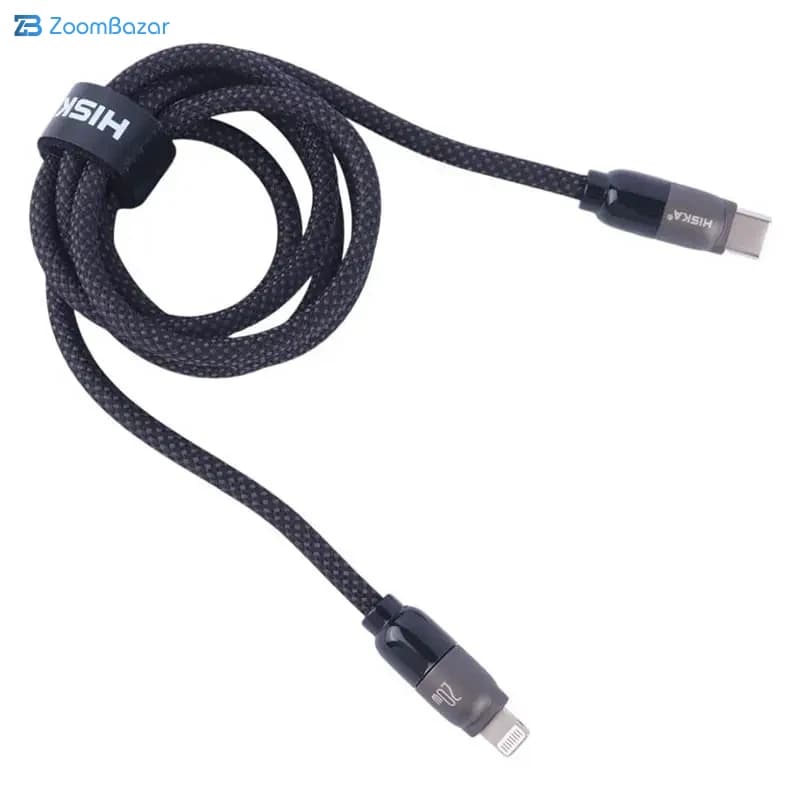 کابل USB-C به لایتنینگ هیسکا مدل LX-901CL طول 1 متر — تصویر ۳