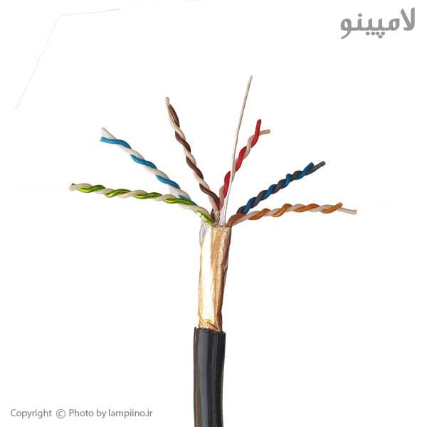 کابل مخابرات (آیفونی) 6 زوج CCA 06 زمینی آمل