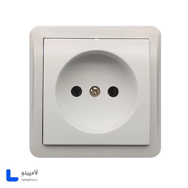 پریز بدون ارت روکار پارت الکتریک مدل شهاب کد 4043