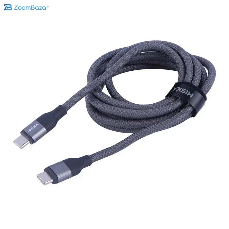 کابل USB-C هیسکا مدل LX-932CC طول 2 متر — تصویر ۲