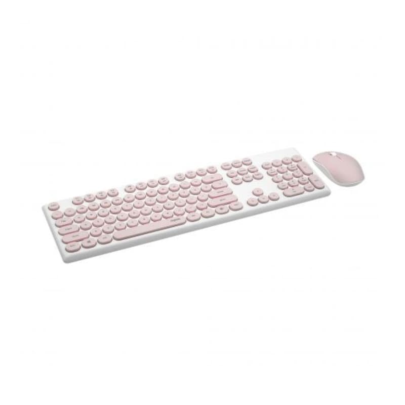 کیبورد و ماوس بی سیم رپو Rapoo X260S Wireless Keyboard & Mouse PINK — تصویر ۲