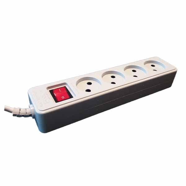 چند راهی برق شهاب 4 خانه کابل 1.8متر پارت الکتریک کد 651